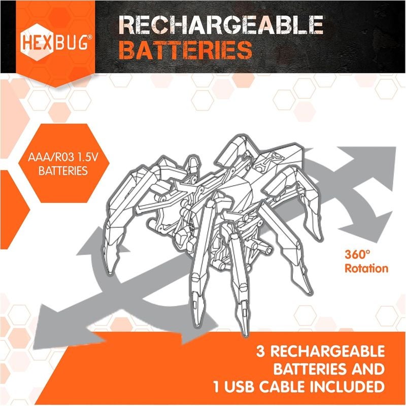 ヘックスバグスパイダー蜘蛛ロボットおもちゃHEXBUGBlackWidow