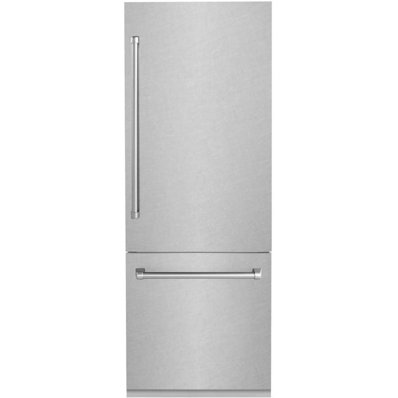ビルトイン 冷蔵庫 冷凍庫 456L ディスペンサー 製氷 ステンレス 幅