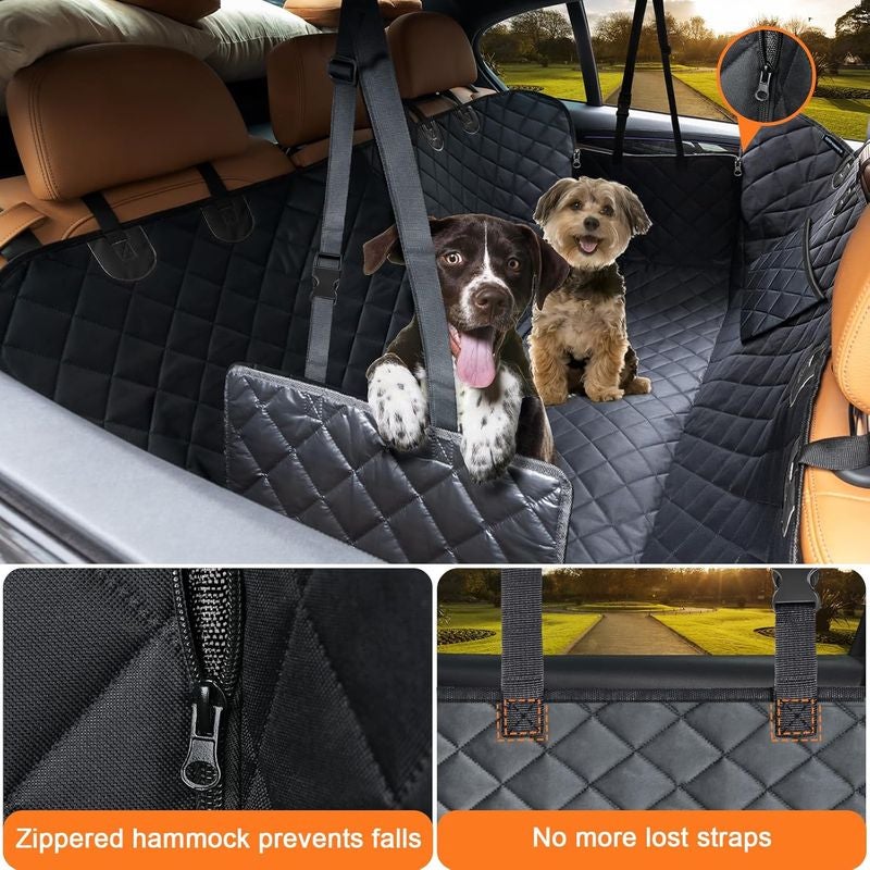 ペット用カーシートカバーハンモック防水高耐久犬お出かけ車URPOWERDogSeatCoverCarSeatCoverforPets100%WaterproofPetSeatCoverHammock600DHeavyDutyScratchProofNonslipDurableSoftPetBackSeatCoversforCarsTrucksandSUVs
