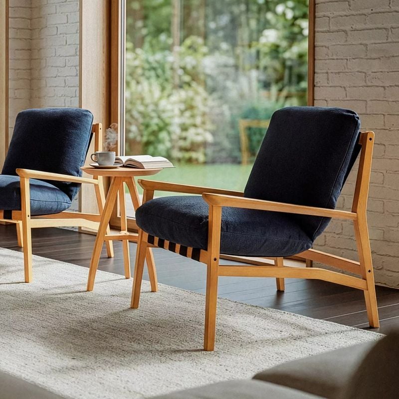 ラウンジチェア ミッドセンチュリー 椅子 チェア Grain Wood Mid