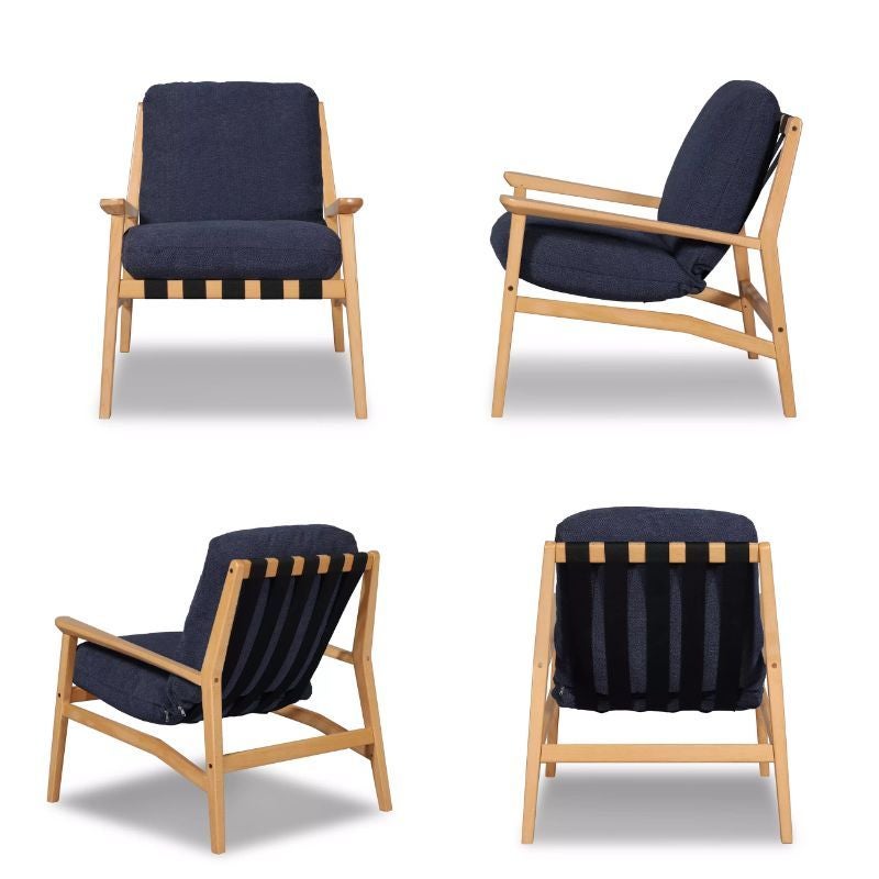 ラウンジチェア ミッドセンチュリー 椅子 チェア Grain Wood Mid