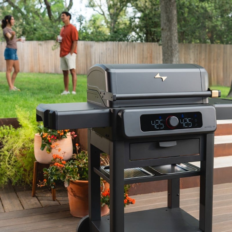 スマート 屋外 電気グリル 燻製 BBQ 高火力設計 Current Backyard